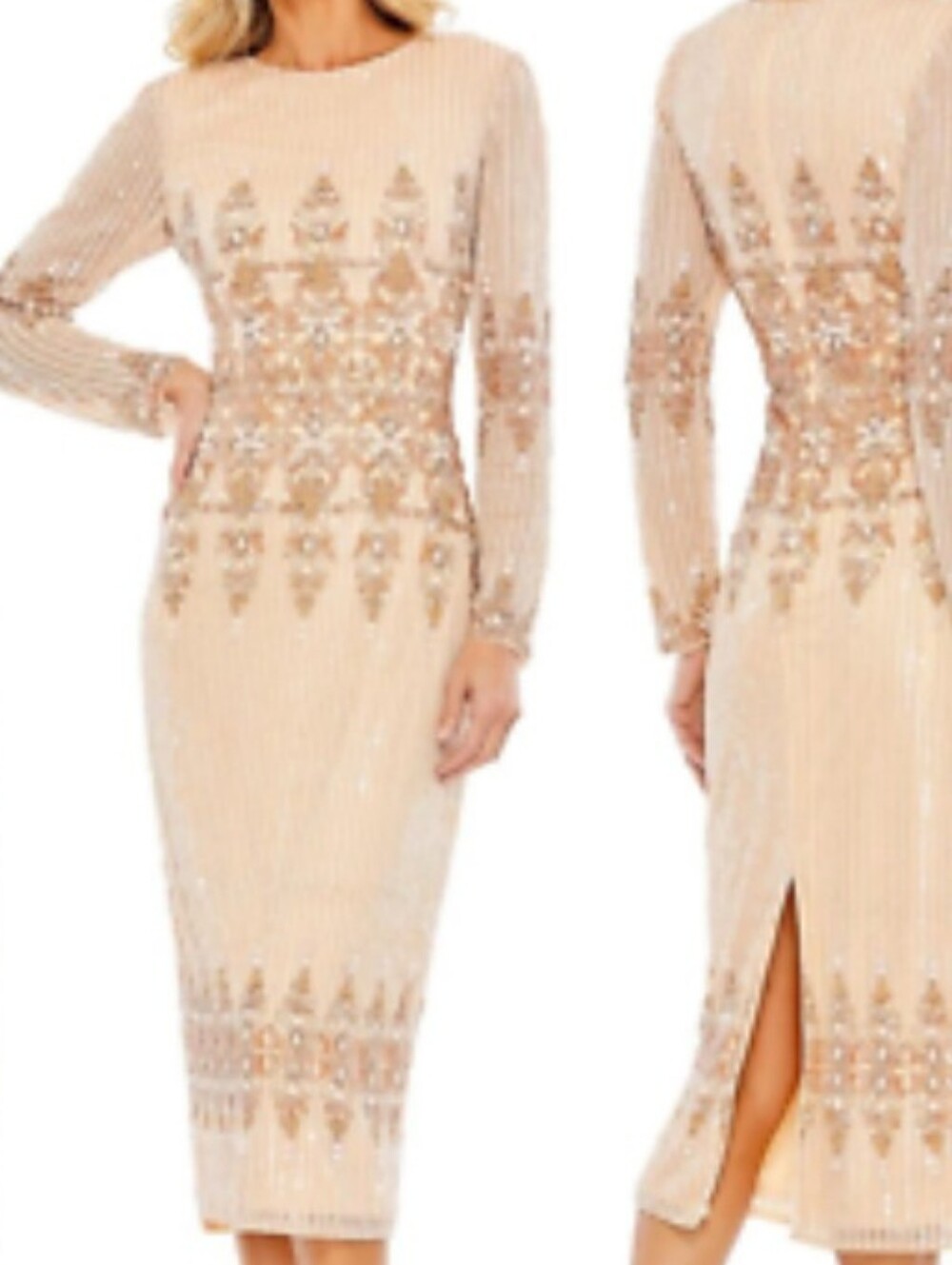 Mac Duggal Embellished midi dress